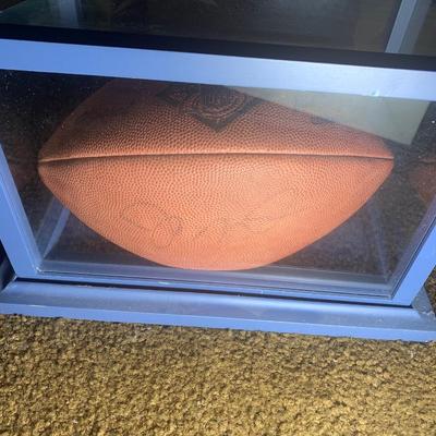 Joe Montana Signed Football In Display Case w/COA