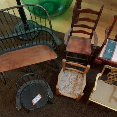 Large Doll Furniture Lot