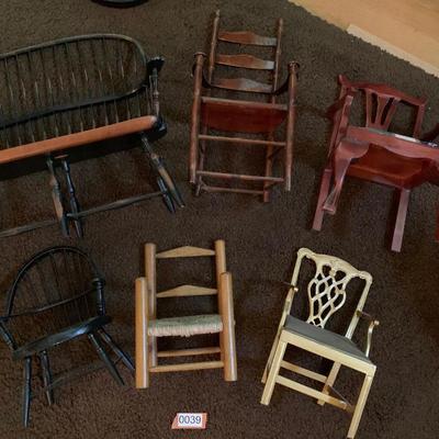Large Doll Furniture Lot