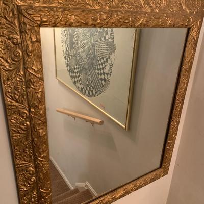 Large Gold Gilt Frame Mirror
