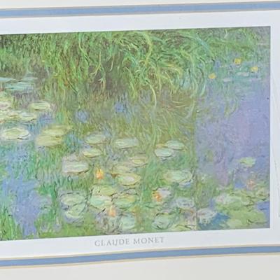 THREE Claude Monet Framed Prints