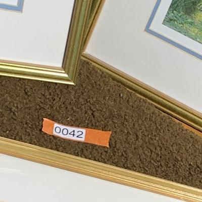 THREE Claude Monet Framed Prints
