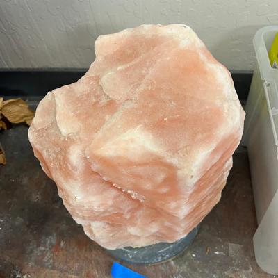 Hunk of Himalayan Rock salt lamp