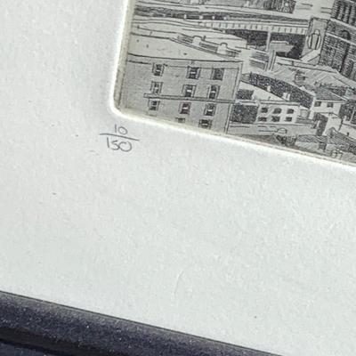 Brooklyn Lot Signed Sketch Photo Vintage Postcard - All Framed