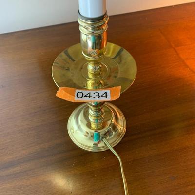 THREE Brass Lamps