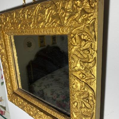 Gold Guilt Framed Mirror