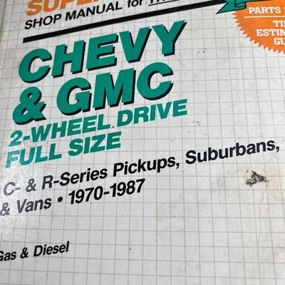 Vintage car manuals