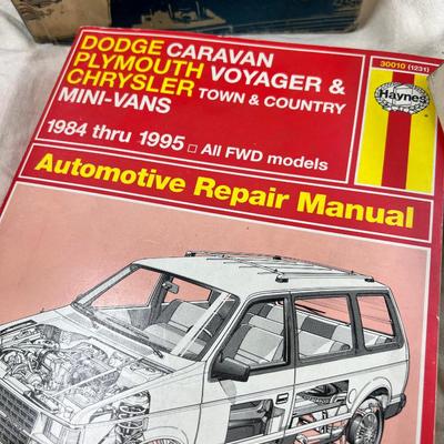Vintage car manuals