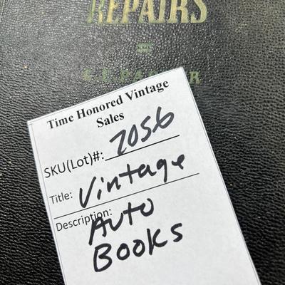 Vintage car manuals
