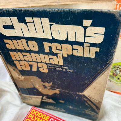 Vintage car manuals