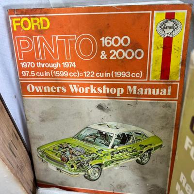 Vintage car manuals