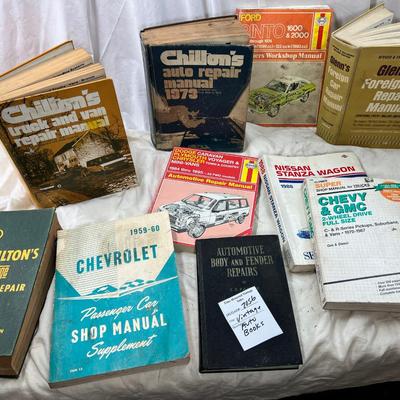 Vintage car manuals