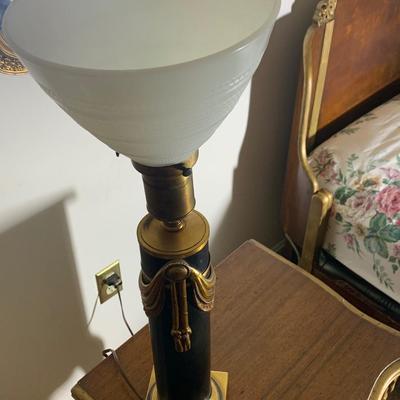 Glass Shade Table Lamp