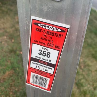 TWO 6’ Aluminum Ladders