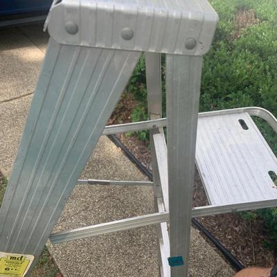 TWO 6’ Aluminum Ladders