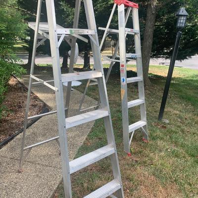 TWO 6’ Aluminum Ladders