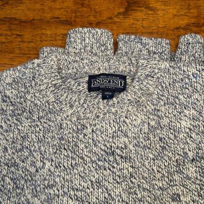 L.L. BEAN AND LANDS END MENS SWEATER