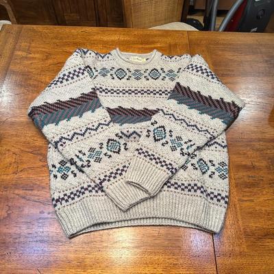 L.L. BEAN AND LANDS END MENS SWEATER
