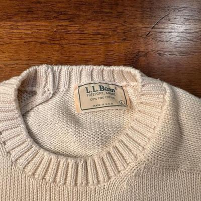 LANDS END AND L.L. BEAN MENS SWEATER