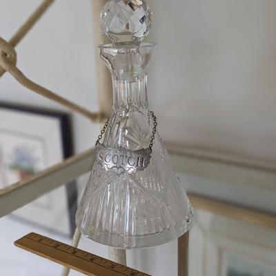 Nice Lead Glass Scotch Decanter
