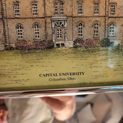 Capital University Ohio Mirror by Eglomise Designs 15x26