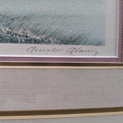 Original ARNOLD ALANIZ SIGNED Artists Proof, "Spring Fields"