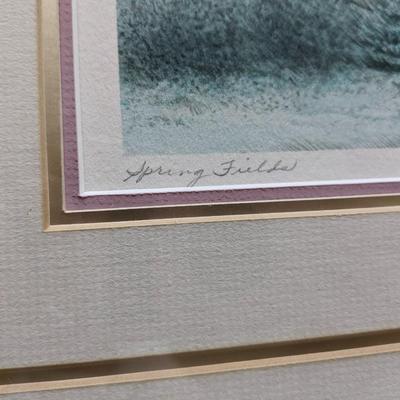 Original ARNOLD ALANIZ SIGNED Artists Proof, "Spring Fields"