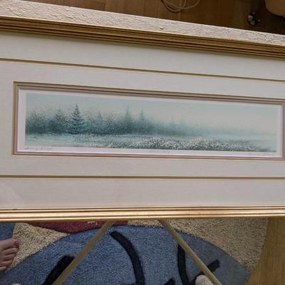 Original ARNOLD ALANIZ SIGNED Artists Proof, "Spring Fields"
