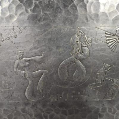 Hammered Hand Forged Serving Tray