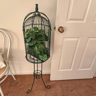 Bird Cage Plant Decor