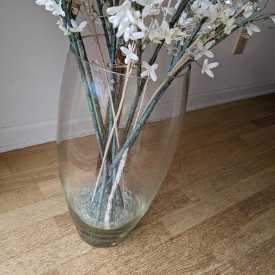 Large High Quality Glass Floor Vase