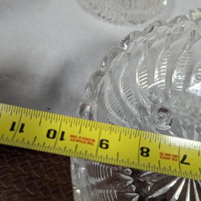 Glass Crystal Dishes 1 Bowl Is A BOHEMIA Large Hand Cut Lead Crystal Bowl Over 24%
