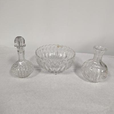 Glass Crystal Dishes 1 Bowl Is A BOHEMIA Large Hand Cut Lead Crystal Bowl Over 24%