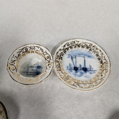 Vintage China Rice Bowls Ferncraft Noritake M Z Austria