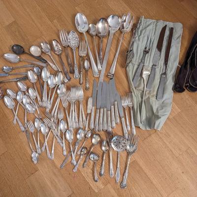 Large Lot of Silver Plated Formal Dinner Ware