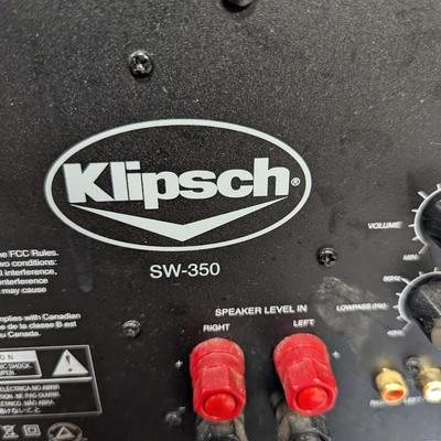 Klipsch SW-350 Subwoofer Untested