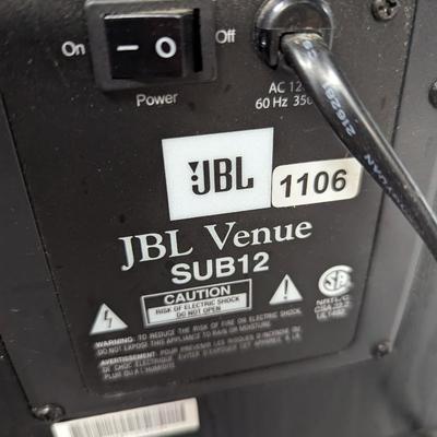 JBL Venue SUB12 Powered Subwoofer Untested