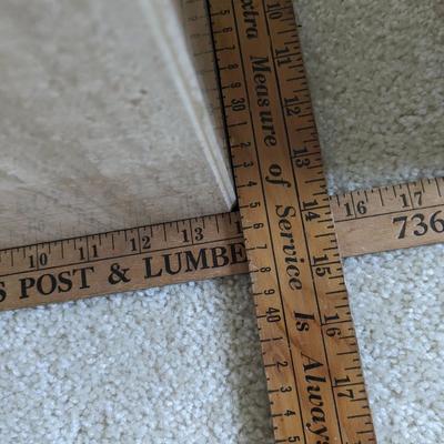 Matching Italian Made Travertine Marble End Table
