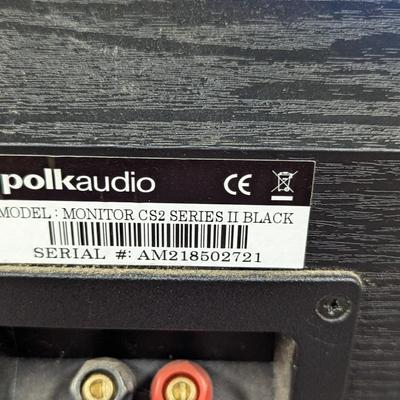 Polk Audio CS2 Series II Black Center Channel Speaker