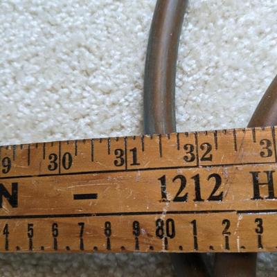 Vintage Copper Piping Floor Lamp
