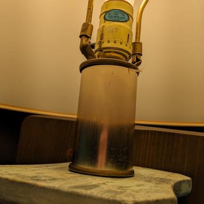 Art Deco Column Style Table Lamp