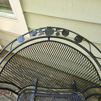 3 Pieces Wire Meshed Patio Deck Furniture 2 Chairs & Table