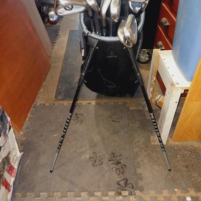 GOLF CLUBS & PING BAG