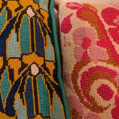3 Wonderful Hand Stitched Pillows