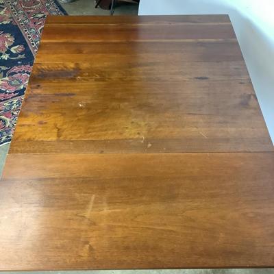 1159 Antique Dropleaf Single Drawer Table