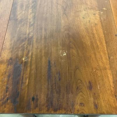 1159 Antique Dropleaf Single Drawer Table
