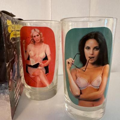 1977 Strip Tease Highball Glasses