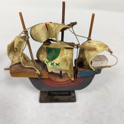 Vintage Spanish Ships Nina Pinta Santa Maria