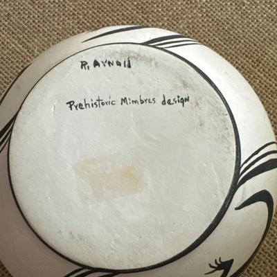Spanish pottery hand signed