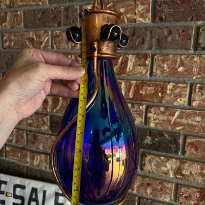 Bird feeder beautiful blue design